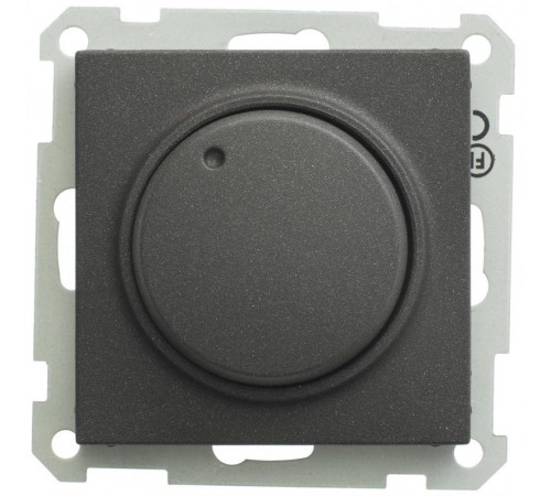 W59 Черный бархат Светорегулятор поворотный 300Вт на 230В  SR-5S0-6-86  SE