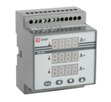 Амперметр AM-DG33 цифровой на DIN трехфазный  ad-g33  EKF