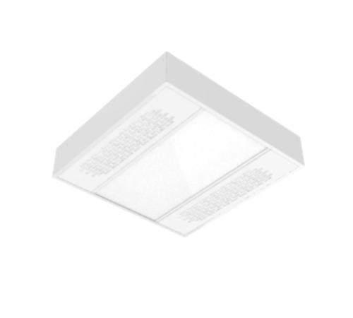 Светильник светодиодный с UV-блоком накладн 30Вт 600*600*127мм 4000К IP54 с опал. рас. global white bioguard мат  V1-C0-0UV70-20OP0-5403040  VARTON