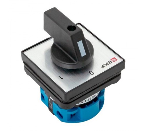 Переключатель кулачковый ПК-1-12 10А 2P "0-1" IP65  pk-1-12-10-65  EKF