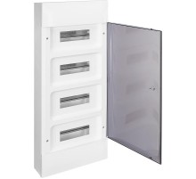 Practibox S Пластиковый щиток Навесной 4X12 Дымчатая дверь  135614  Legrand