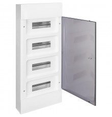 Practibox S Пластиковый щиток Навесной 4X12 Дымчатая дверь  135614  Legrand