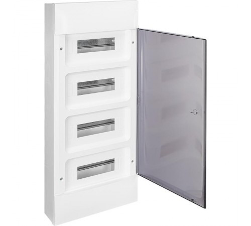 Practibox S Пластиковый щиток Навесной 4X12 Дымчатая дверь  135614  Legrand