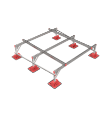 Опорная конструкция для установки оборудования TECHNORAPTOR LIGHTFOOT 2000х2000 HD  KM-TR-LTF-SSEI-2000-2000 HD  КМ - профиль