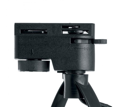 Светильник трековый под лампу GU10, черный AL162  41596  Feron