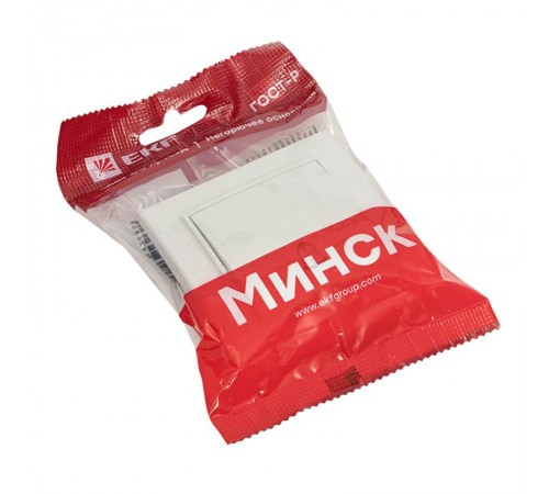 Кнопка звонка  СП, Минск, 10А, белый EKF  ERV10-026-10  EKF