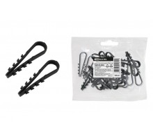 Дюбель-хомут ДХК-10 для круглого кабеля 5-10мм нейлон черный (100шт)   SQ0539-0002  TDM