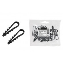 Дюбель-хомут ДХК-10 для круглого кабеля 5-10мм нейлон черный (100шт)   SQ0539-0002  TDM