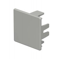 Торцевая заглушка кабельного канала WDK 40x40 мм (ПВХ,серый) (WDK HE40040GR)  6158773  OBO Bettermann