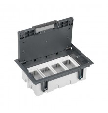 Simon CIMA 500 Люк на 4 модуля 500CIMA (8 модулей 45х45 мм), глубина 90-120мм, посадка 170х265мм, max 900кг, серый  52050104-035  Simon