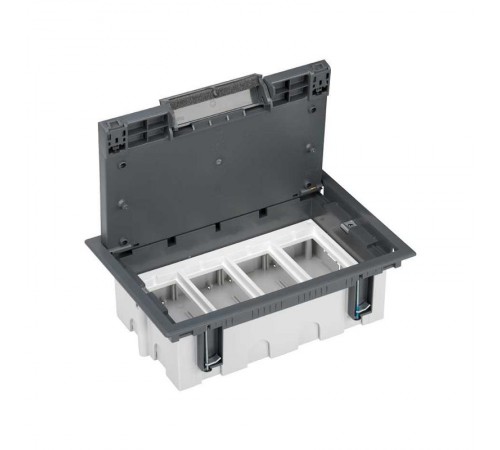 Simon CIMA 500 Люк на 4 модуля 500CIMA (8 модулей 45х45 мм), глубина 90-120мм, посадка 170х265мм, max 900кг, серый  52050104-035  Simon