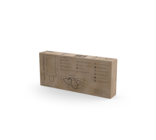 Светильник светодиодный консольный LED Avenue IP65 355*155*57 50W 5000lm 4000K 190-250V КСС "Ш" 1/10  629534250  Gauss