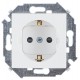 Simon 15 Белый Розетка с/з Schuko со шторками, 16А 250В, винт. зажим  1591443-030  Simon