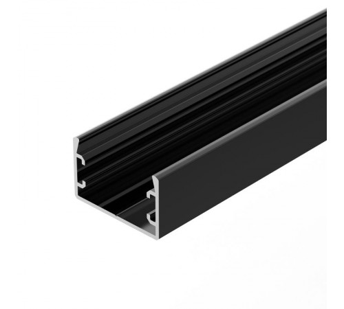 Профиль PLS-LOCK-H16-SMT-2000 ANOD BLACK (arlight, Алюминий)  033295  Arlight