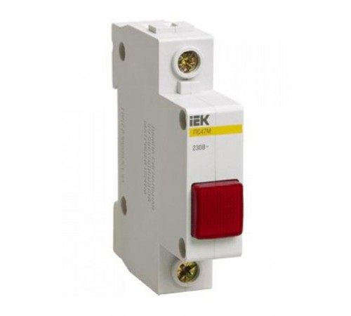 Лампа сигнальная ЛС-47М (красная) (матрица)  MLS20-230-K04  IEK