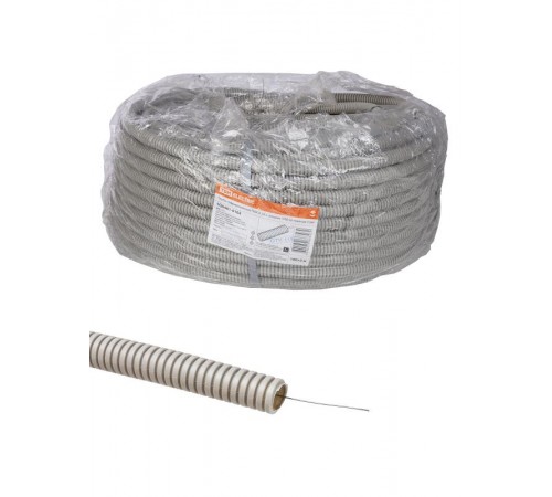 Труба гофрированная ПВХ d 20 с зондом (100 м) тяжелая  SQ0401-0102  TDM