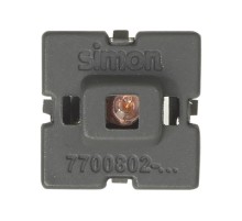 Simon 77 Механизм Блок LED подсветки, цвет красный, S82, S82N, S88, S82 Detail  7700802-037  Simon