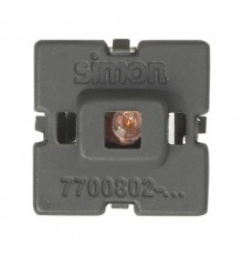 Simon 77 Механизм Блок LED подсветки, цвет красный, S82, S82N, S88, S82 Detail  7700802-037  Simon