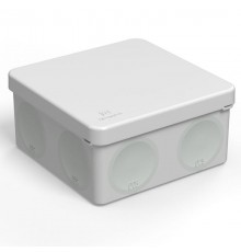 Коробка распределительная 100х100х50мм IP66 8 вводов серая для прямого монтажа двухкомпонентная безгалогенная (HF) (66шт/кор)  60-0300  Промрукав