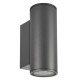 Светильник LGD-FORMA-WALL-TWIN-R90-2x12W Day4000 (GR, 44 deg, 230V)  032573   Arlight