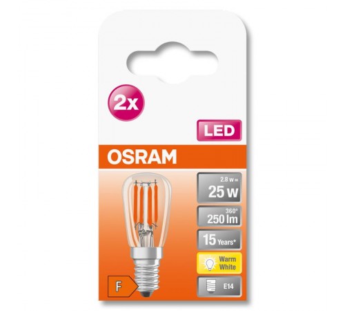 Лампа светодиодная LED SPECIAL T26 25 2,8 W/2700K E14  4058075449954  OSRAM