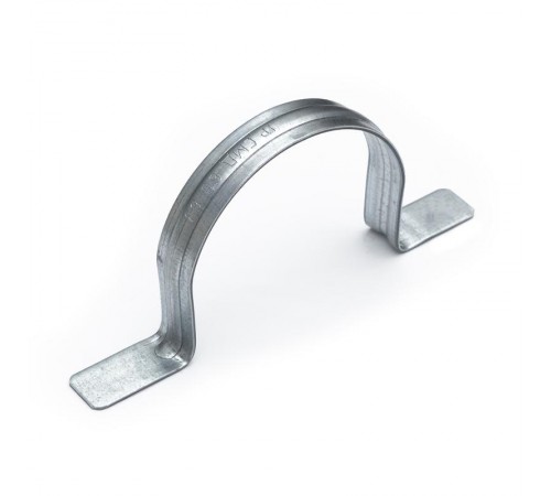 Скоба металлическая двухлапковая СМД d60-63 мм для монтажного пистолета (без отверстий) (50 шт/уп)  PR13.1998  Промрукав