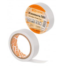 Изолента ПВХ 0,13х15мм Белая 5м  SQ0526-0071  TDM