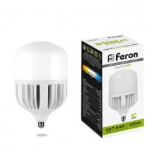 Лампа светодиодная, (100W) 230V Е27-E40 4000K T140, LB-65  38219  FERON