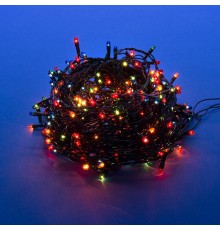 Гирлянда с контроллером UDL-S1500-300/DGA MULTI IP20 MINI  15м. 300 миниламп накаливания. мультиколор. шнур зеленый  UL-00003946  Uniel