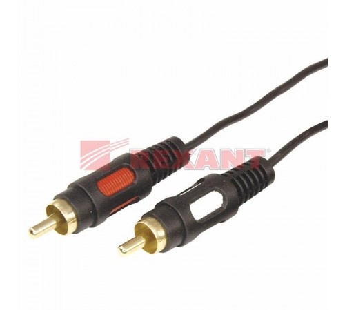 Шнур Стерео 3,5 мм - 2 RCA, длина 5 мeтров (GOLD)  17-4235  REXANT