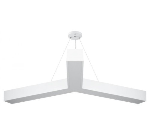 Светильник светодиодный Geometria Igrek SPO-144-W-40K-066 66Вт 4000К 4000Лм IP40 1200*1200*80 белый подвесной ЛТ  Б0058890  ЭРА