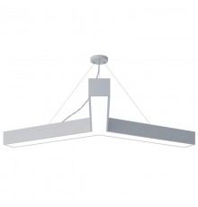 Светильник светодиодный Geometria Igrek SPO-144-W-40K-066 66Вт 4000К 4000Лм IP40 1200*1200*80 белый подвесной ЛТ  Б0058890  ЭРА