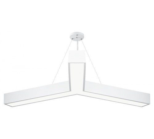 Светильник светодиодный Geometria Igrek SPO-144-W-40K-066 66Вт 4000К 4000Лм IP40 1200*1200*80 белый подвесной ЛТ  Б0058890  ЭРА