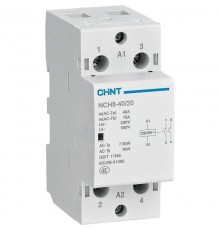 Контактор модульный NCH8-40/02 40A 2НЗ AC220/230В 50Гц (R)  256209  CHINT