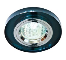 Светильник точечный встраиваемый под лампу 8060-2 MR16 50W G5.3 серый, серебро/ Grey-Silver  19713  FERON