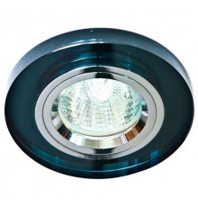 Светильник точечный встраиваемый под лампу 8060-2 MR16 50W G5.3 серый, серебро/ Grey-Silver  19713  FERON