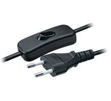 Шнур 94 668 NPS-FS-170-2x0.75-BL 1.7м с выкл. чёрный 94668 Navigator