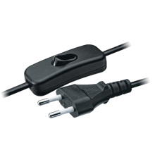 Шнур 94 668 NPS-FS-170-2x0.75-BL 1.7м с выкл. чёрный 94668 Navigator