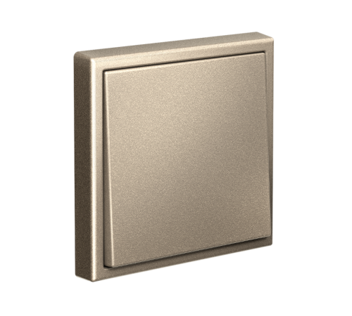 ArtGallery Шампань Выключатель 1-клавишный , 10АХ, механизм, быстрозажим. клем.  GAL000511S  SE