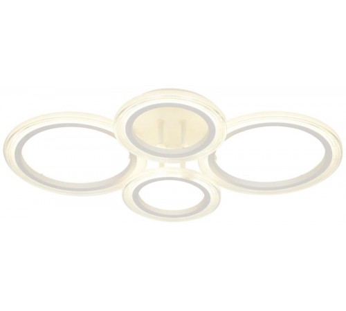 Светильник потолочный светодиодный  Модерн Ring CLL-1-59-RC WH с ДУ 59W 3000-6500К белый  Б0069748  ЭРА