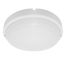 Светильник светодиодный пылевлагозащищенный для ЖКХ AL3008 12W 4000K 220V IP65 белый с оптико- акустическим датчиком  41146  Feron