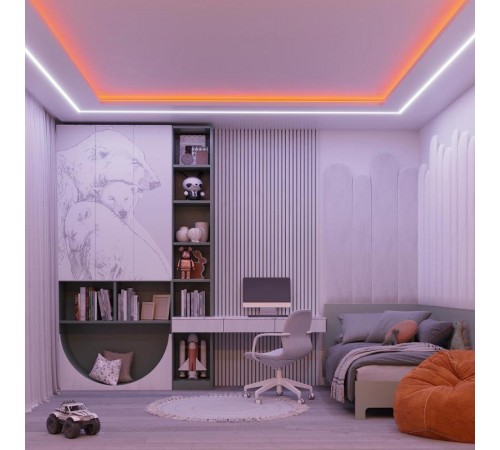 Лента RT-H120-10mm 24V RGBW-White-4-in-1 (25 W/m, IP20, 4040, 5m) (ARL, Открытый)  048748 Arlight                              