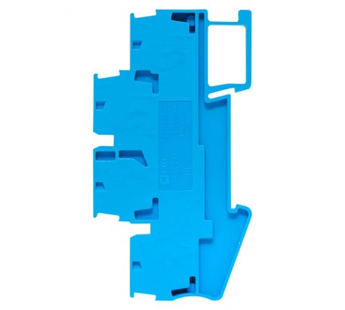 Колодка клеммная пружинная двойная JXB-ST-4 32А синяя EKF  plc-jxb-st-4-4-2-blue  EKF
