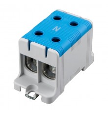 Клемма вводная силовая КВС 16-95мм 2-рядная синяя распределительная  11-2116  REXANT