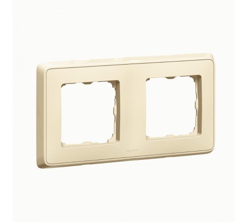 Cariva DIY Рамка 2 поста слоновая кость  695971  Legrand