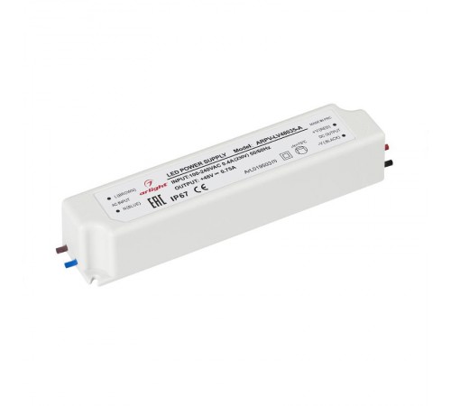 Блок питания ARPV-LV48035-A (48V, 0.8A, 36W) (Arlight, IP67 Пластик, 3 года)  019503(1)  Arlight