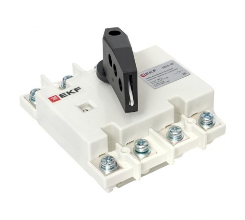 Рубильник-выключатель 100A 4P c рукояткой управления для прямой установки PowerSwitch  psds-100-4  EKF