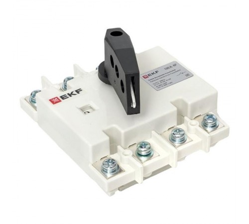 Рубильник-выключатель 100A 4P c рукояткой управления для прямой установки PowerSwitch  psds-100-4  EKF