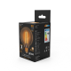 Лампа светодиодная Black LED Filament G95 E27 8W Golden 740lm 2400К  105802008  Gauss