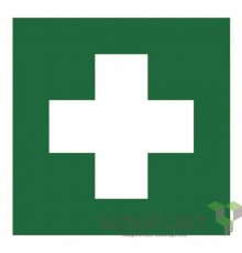 Знак безопасности BL-1515.EC01"Аптечка первой медицинской помощи"  a12886  Белый свет